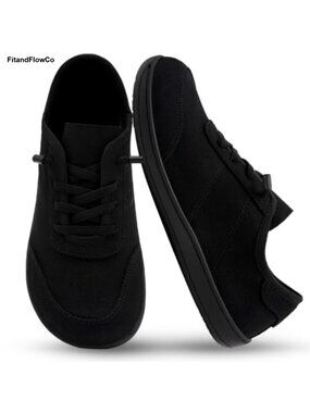 Wide Toe Box Zero Drop Barefoot Sneakers Slip-On Walking Shoes